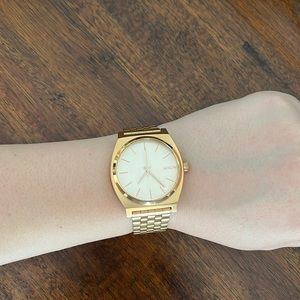 NIXON porter bracelet rose gold watch 40mm rose gold face